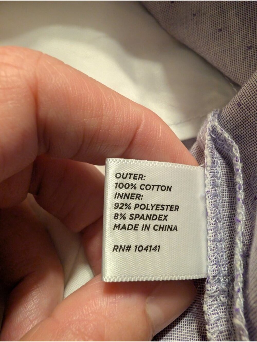 Lady Hagen Essentials Golf Skort Sz 6 Purple Pastel Cotton Micro Dot Mini - Picture 8 of 9